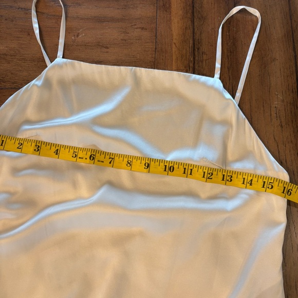 NWT Le' AL.X Square Neck Low Back Silk Slip Maxi Dress, Medium,Chic French Girl - Picture 10 of 13